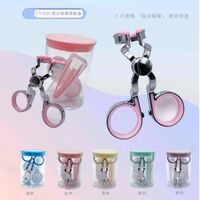 Soft contact lens set with eyelid support device CY-666