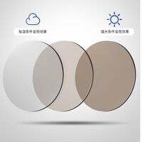 Очки металлические фотохромные с защитой от синего света 9707-GT