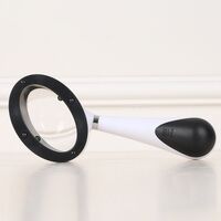 Magnifier with universal backlight, magnifying glass with handle 16035-XX, size: 60*35 mm, magnification: 6,5X