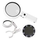 Tabletop magnifying glass with backlight 90RC-XX, magnification: 3,5X, 10X
