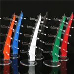 Стойка для очков из ПВХ настольная парус на 4 / 5 мест 094-095