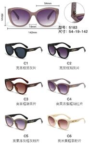 PC plastic sunglasses with metal hinge 5183W