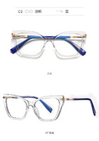 Plastic frames for glasses TR90+CA material (flex hinges) FOCUS FCS2104