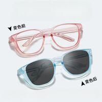 Очки фотохромные пластиковые TR90 с защитой от синего света, с защитой от запотевания KY3377变色