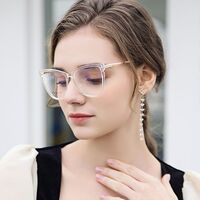 TR90 plastic frame or glasses with blue light protection, with spring hinges FA87021