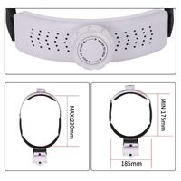 Binocular magnifier with backlight, magnifying glass with head mount 82000J-XX, magnification: 1Х, 1,5Х, 2Х, 2,5Х, 3,5Х