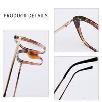 TR90 plastic frame or glasses with blue light protection, with spring hinges FA88003
