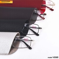 Glasses in a metal frame VIZZINI V0095 CASES CHHOL BIG-NS, dioptries +0,75 to +6,00 (step 0,25); -1,00 to of -6.00 (step 0,50)