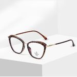 Combined frame (metal + TR90) with Blue Ray Cut protection lenses and flex MAMO S11855