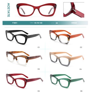 Acetate plastic frames for glasses Big City F3051