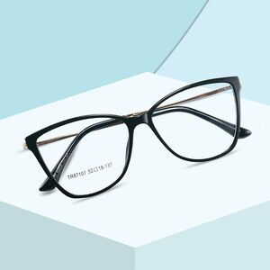 TR90 plastic frame or glasses with blue light protection, with spring hinges FA87107