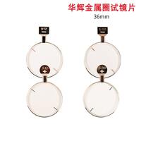 Stigmatic lenses with a metal rim