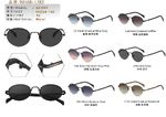 Nylor polarized metal sunglasses Leke L31947PC