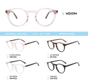 Plastic acetate eyeglasses frame for women WD1394