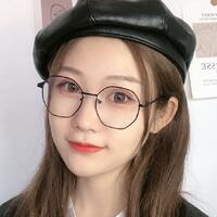 Metal eyeglasses for reading V8600 with blue ray cut protection, diopters from 0.00 to -6.00, not centered