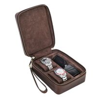 Сумка-барсетка-чехол из натуральной кожи для очков и девайсов с ремешком и молнией CF1202