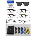 Оправа El Dorado с комплектом поляризационных солнцезащитных насадок (клипон) на магните 2509A (5 штук)