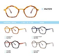 Metal women's frame for glasses MW7019