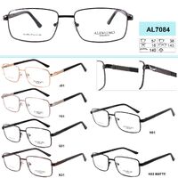 Metal eyeglass frame, material steel Allmilmo AL7084