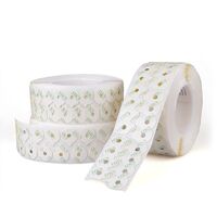 Липкий сегмент (липучки, слиперы, противоскользящие накладки для блокировки) для линз, жёлтый цвет, материал полиэтилен, 1000 штук, HKS1912