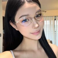 Очки металлические женские с защитой от синего света 606-6277-31301-PN