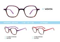 Plastic frames for glasses acetate material WD4136