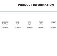 Очки пластиковые TR90 с защитой от синего света Blue Block FENQI F01222
