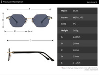 Солнцезащитные очки Elit современные квадратные 9522