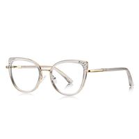 Оправа женская металлическая + TR90, линзы-блюблокеры с защитой от ультрафиолета и синего света More FCS3149