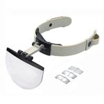 Binocular magnifier, magnifying glass with head mount 81003-A-XX, magnification: 2X, 3,8X, 4,5X, 5,5X