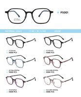 Plastic Ultem eyeglasses frame P5001