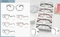 Plastic acetate frame for women, combined with metal Big City MF7781