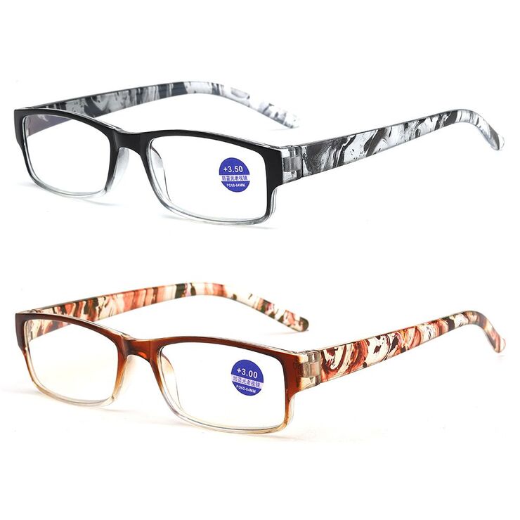 Plastic reading glasses 613 with Blue ray cut protection, diopters from +1.00 to +4.00,