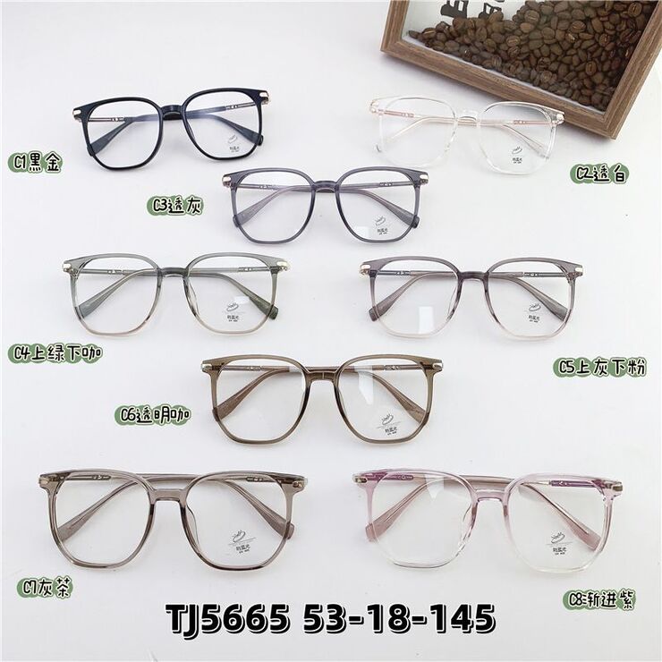 Оправа гибридная, металл + TR90, линзы с Blue Block покрытием SANTA TJ5665