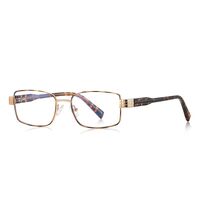 Оправа металлическая + пластик TR90, линзы-блюблокеры с защитой от ультрафиолета и синего света More FCS3163