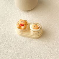 Мини-набор для мягких контактных линз выдвижной W-CT19蝴蝶结花熊