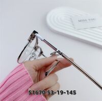 Оправа гибридная, металл +TR90, линзы с Blue Block покрытием SANTA S1670