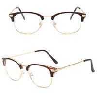Metal eyeglasses for reading 835成品, diopters from 0.50 to -6.00, not centered