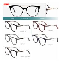 Combined frames for glasses, acetate + metal, with spring hinges Big City 25854 - картинка 1