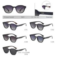 Polarized plastic sunglasses with spring hinges Enrique Cavaldi EC9825