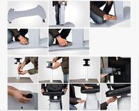 Рабочее место офтальмолога, комбинированный стол + кресло C-280, столешница 1220*690 мм