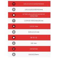 Набор отверток универсальный, 61 предмет в пластиковом кейсе 11088