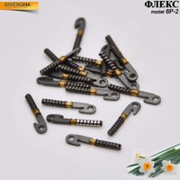 Uncovered glasses spring hinge FL12M-1,5(69-2) (price is for 1 set - 20 pieces) 14мм