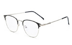 Blue-blocker metal glasses with Blue Ray Cut lenses with protection against blue light 9179