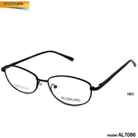 Mens cheap metal frames for glasses Allmilmo AL7086-W