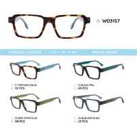 Plastic acetate eyeglasses frame for women WD3157