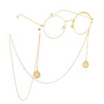 Металлическая нескользящая цепочка, с подвеской в форме древа жизни, для очков и масок GL472