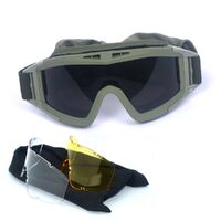 Safety shockproof tactical goggles 战术套装-沙漠蝗虫