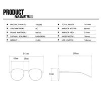 Combined (metal + TR90) glasses with blue light protection TR5046-PN