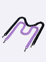 Set of two gold and silver glasses chain GM140